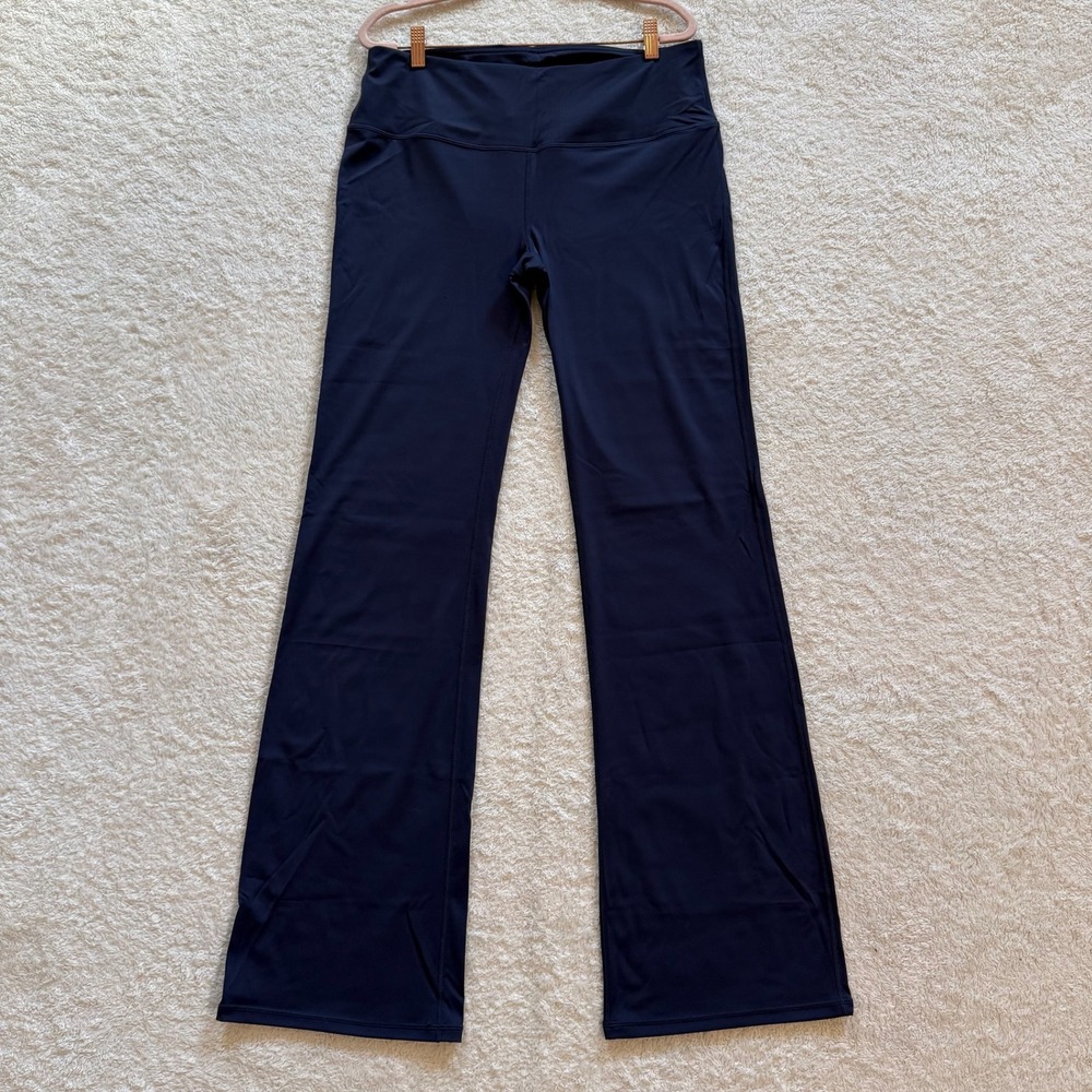 Bubblelime Yoga Pants XXL Dark Navy High Waisted Bootcut Flare 35" Inseam NWT